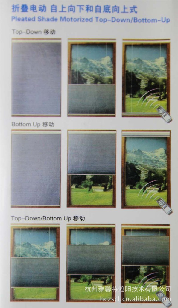 电动百折帘使用