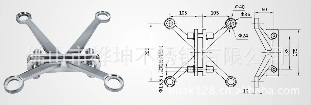 生产订做 肋驳接爪 价格优惠