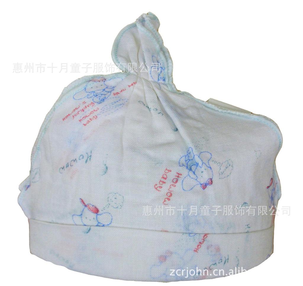 【婴儿用品 HW-53016沙布胎帽 婴儿帽 初生婴