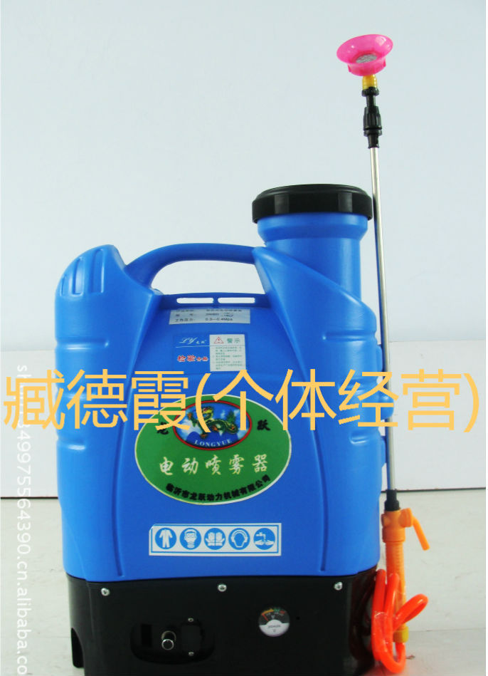 新款电动喷雾器 用电瓶 打药机 高压回流泵 植保机械 临沂龙跃
