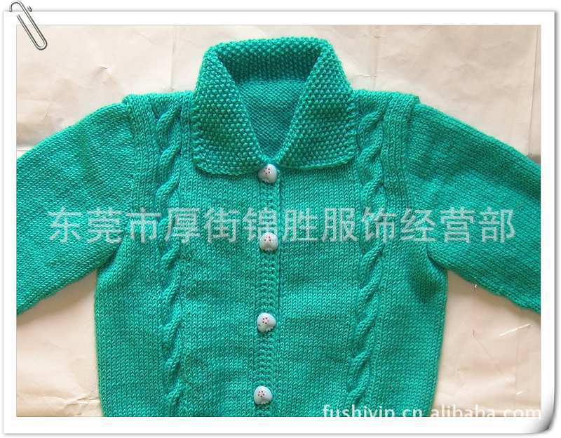 婴<em>幼儿毛衣</em> 圆领童<em>毛衣</em> 可爱花边款 库存童装毛