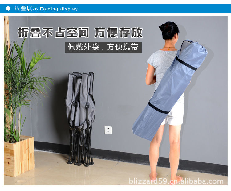 豪华10脚加固沙滩床\/折叠床\/行军床\/单人床\/午