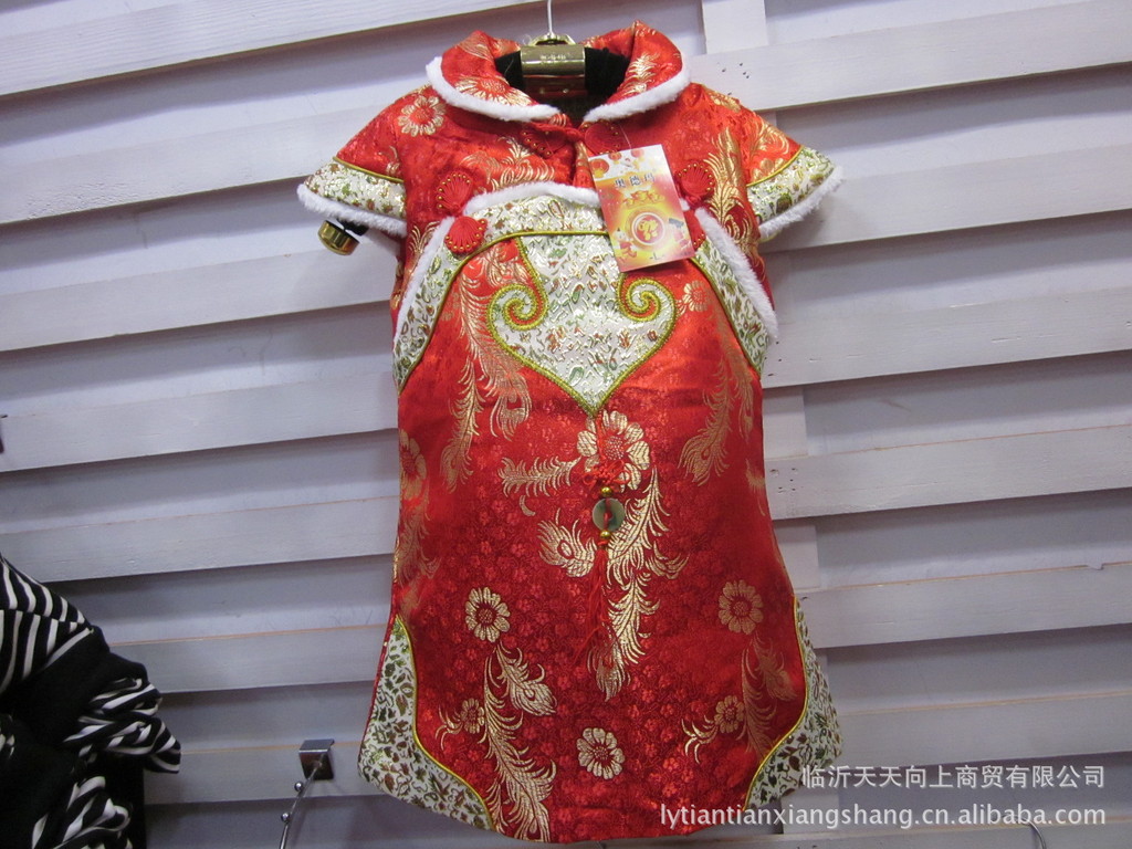 中国风唐装夹棉马甲裙、夹棉格格裙旗袍裙 28