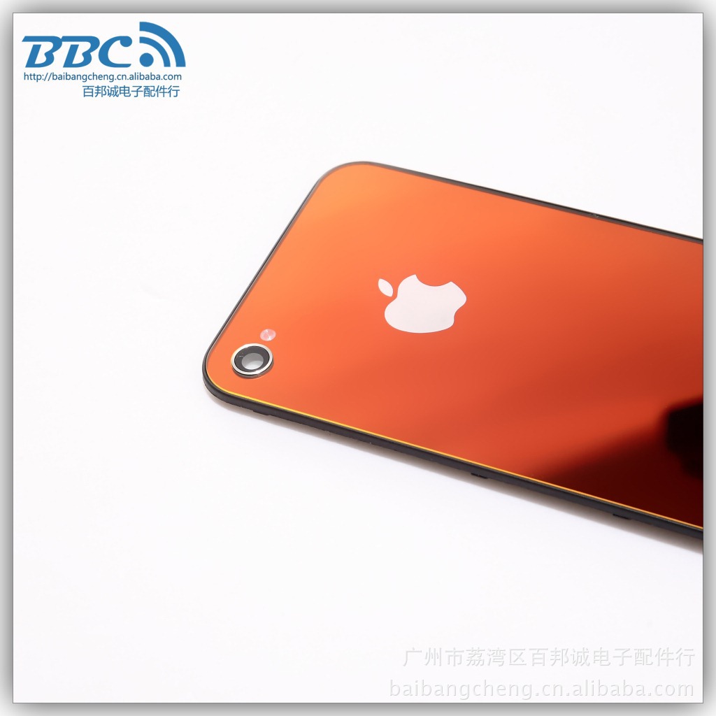 【优势苹果配件Apple iphone4 4G电镀 橙金色