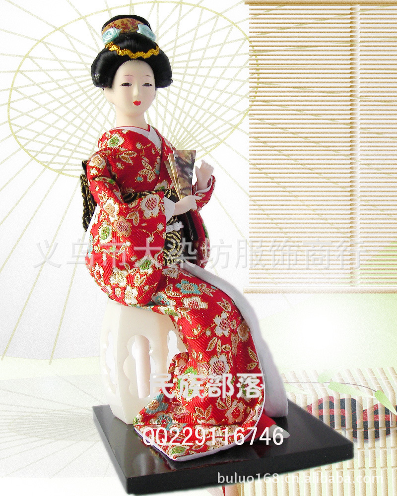 日本人形日本<em>仕女</em>绢人<em>娃娃</em>日本歌舞伎<em>娃娃</em>榻榻