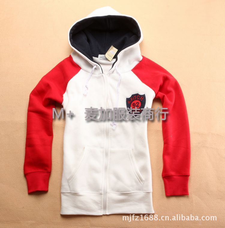 韩版女<em>大码</em>拼色<em>开衫带帽</em>学生潮加厚<em>休闲</em>抓绒卫