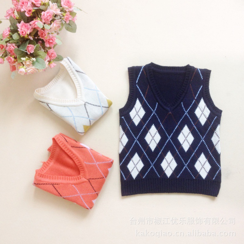 【2012新款秋装 卡贝树童装<em>毛衣</em> <em>儿童毛衣背心</em>