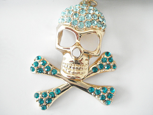 CA<em>00175</em>【厂家直销】海贼王/骷髅头 合金水钻