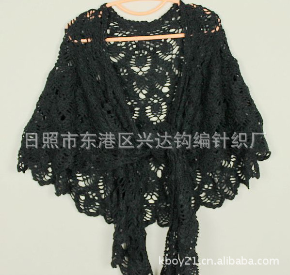 供应 <em>手工</em>勾<em>女式开衫</em>针织衫手钩坎肩钩编斗篷