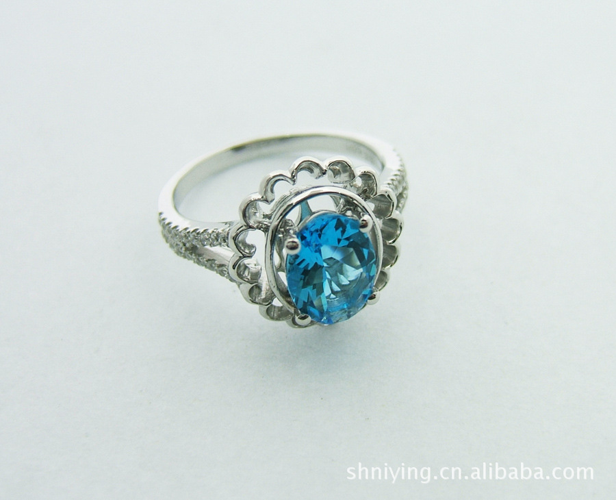 【925银托帕石戒】价格,厂家,图片,其他首饰品