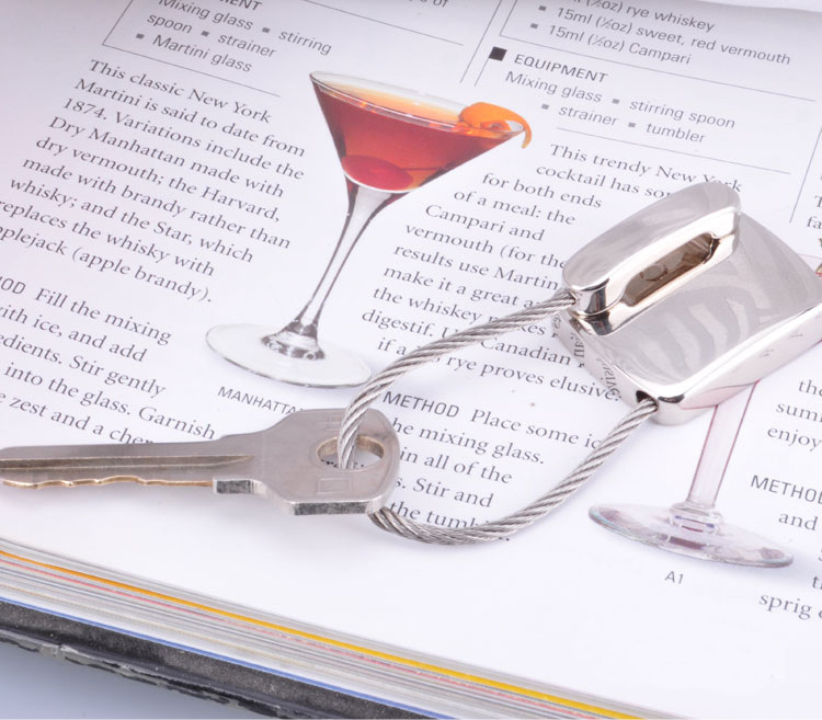 批发采购钥匙配饰-创意光板电话钥匙扣 激光L