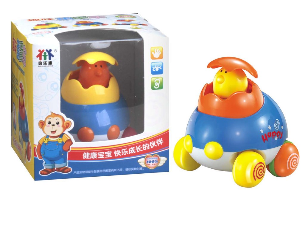 【幼儿童宝宝学爬趣味玩具 贝乐康趣味惯性蛋