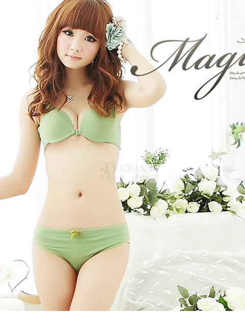 【一件代发 <em>少女</em>日系 <em>胸罩</em> 可爱前扣性感挂脖美