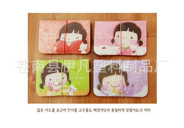 韩国正品cookyshop12位饼干<em>女孩卡包</em> 卡夹名