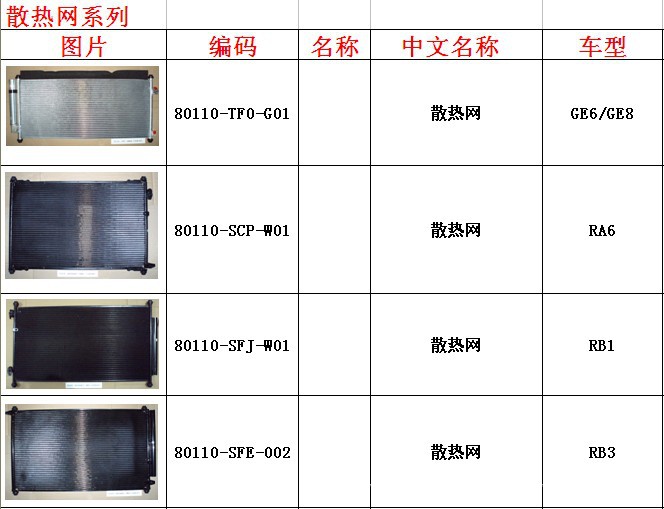 【广州本田雅阁五代 散热网 CD4\/CD5散热网】