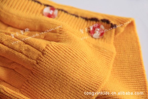 【韩版童装 女童精美<em>提花</em> <em>麻花针织</em>衫 全棉<em>开衫</em>