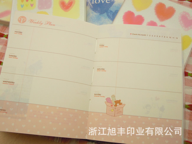【2012新品 日韩文具 12星座 日程本\/计划本\/日历记事本50k甜言密语】价格,厂家,图片,练习本,浙江旭丰印业有限公司-马可波罗网