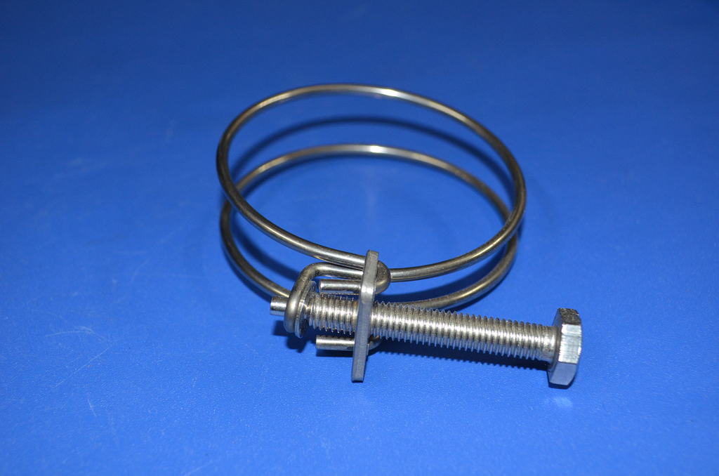 厂家直销不锈钢双钢丝强力卡箍电炉专用气管水