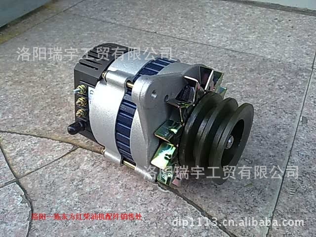 12v柴油机发电机接线图,12v发电机与电瓶接线图 东方红柴油机lr ytr105.108 配套发电机