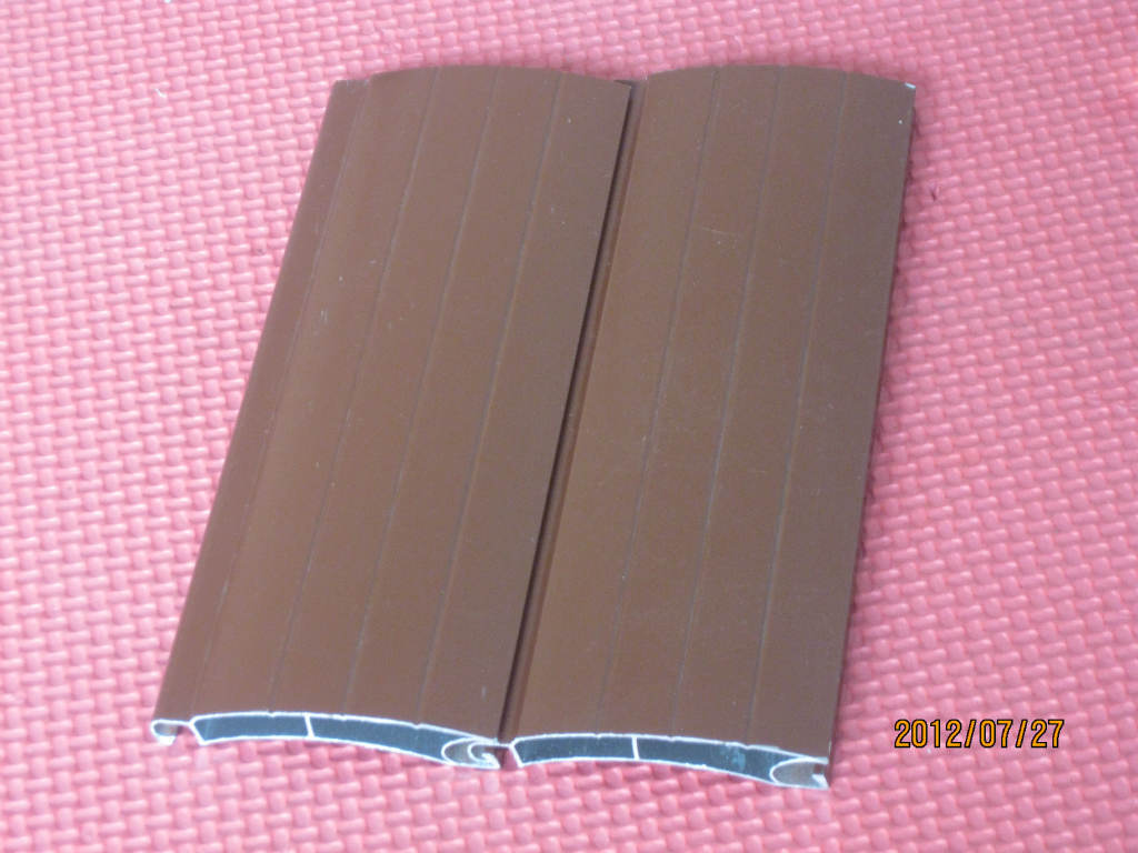 连云港批发铝合金卷帘门电动卷帘门型材卷帘门片 图片