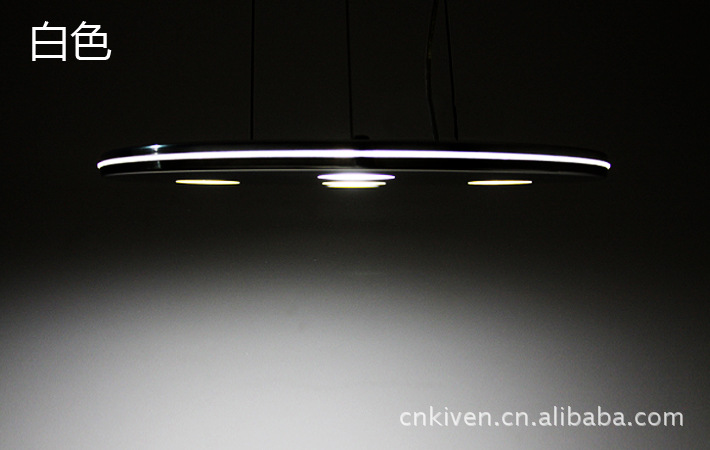 【现代简约15W 彩色边框LED餐吊灯,情境吧台