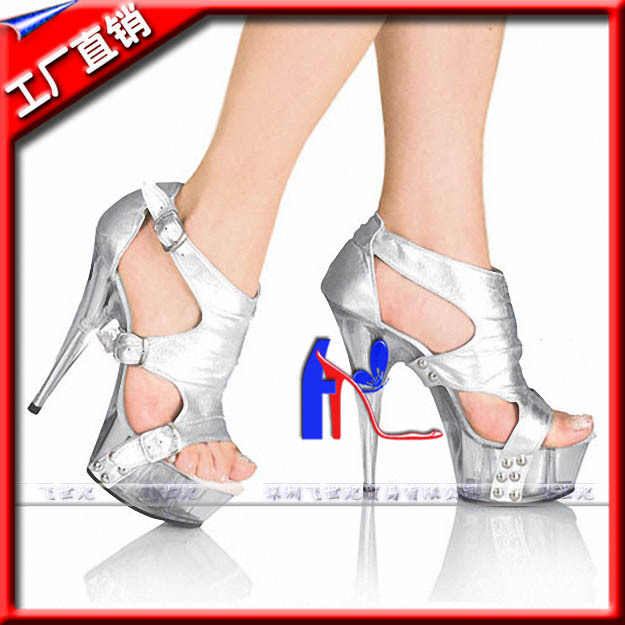 ripelady-时尚新款皮带扣15CM超<em>高跟鞋少女</em>学
