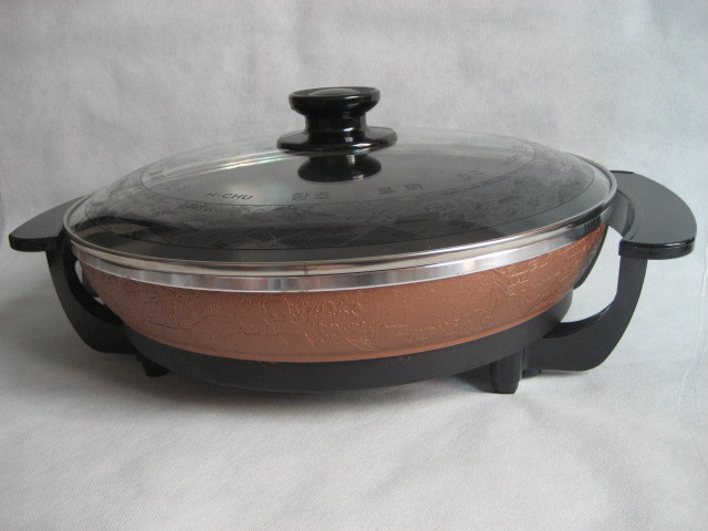 批发采购电火锅-昊厨 5136电热锅 批发 电煎锅