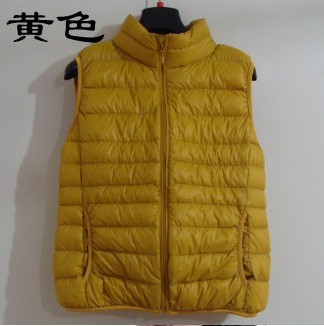 【外贸<em>原单</em>批发 日本大牌<em>女款</em>白鹅绒<em>羽绒马夹</em>