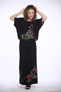 批发采购大码<em>女装</em>-天利<em>阿香婆</em> 妈妈装 改良唐装