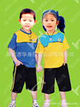 2012新款纯棉中裤幼儿园夏装园服 幼儿园服装厂