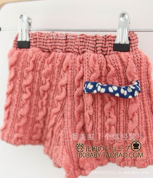 【【圣诞货源】2012秋冬韩版 <em>女童</em>麻花图案毛