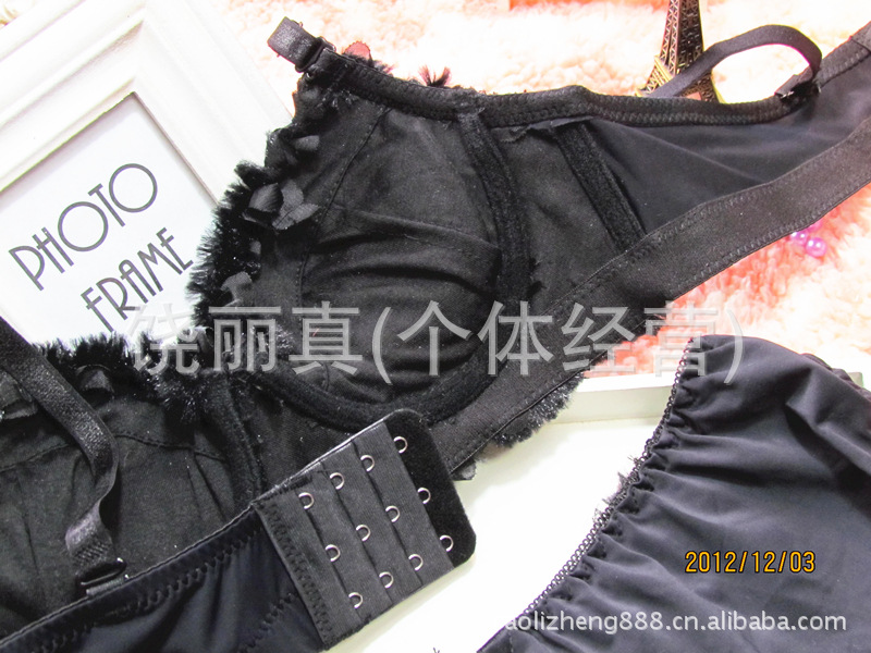 【千思恋甜蜜情人性感毛毛绒性感<em>日韩文胸</em>内衣