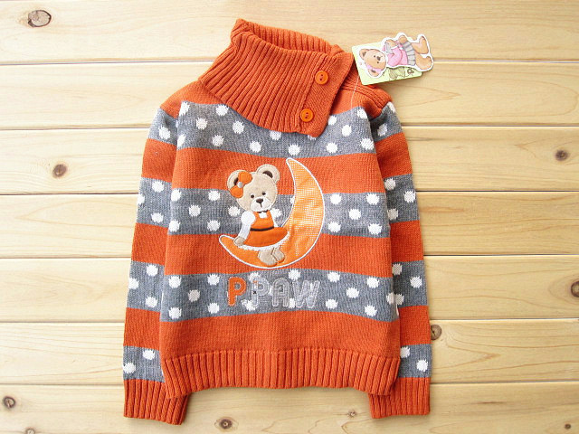 温暖<em>牌儿童毛衣</em>手工编织宝宝毛衣小狗7112婴