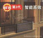 第3代微循环阳台壁挂分体式太阳能热水器 高层建筑工程 国内首创