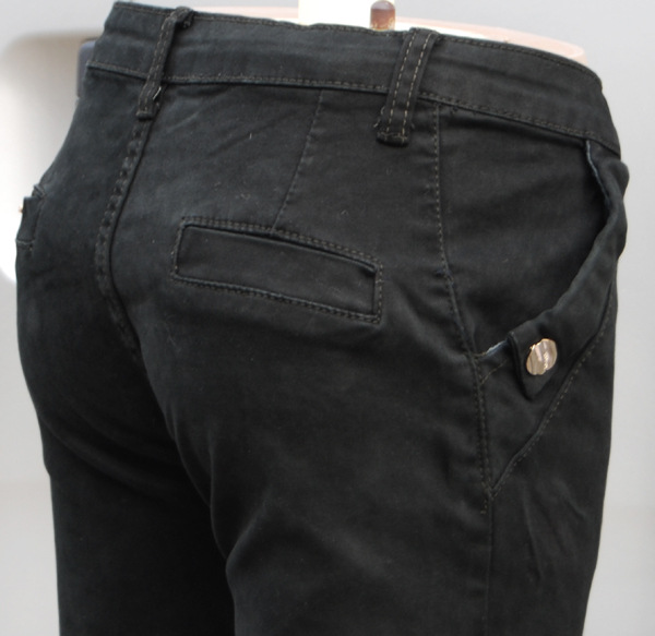 8509春装新款<em>女裤 流行色</em>军绿显瘦女式小脚牛