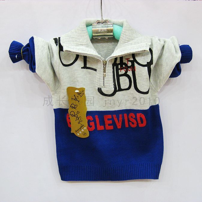 【织里<em>儿童毛衣</em>批发 字母<em>开衫</em>卡通翻领<em>斜肩</em>小