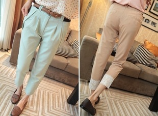 批发采购女式<em>休闲裤</em>-cc供应<em>韩版</em>女装7分<em>休闲裤</em>