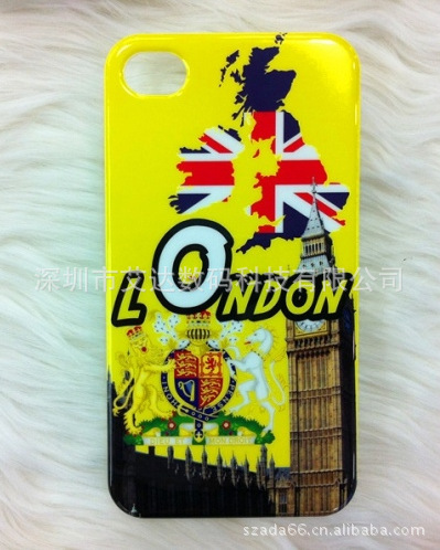 苹果4S国旗硬壳