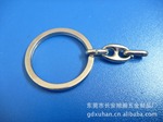 旭瀚徽章钥匙圈,扁线扣钥匙链,8字片平圈,金属钥匙扣