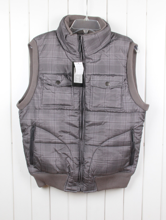 【库存服装 欧美单 <em>男式夹棉马甲</em>(1313#)】价格