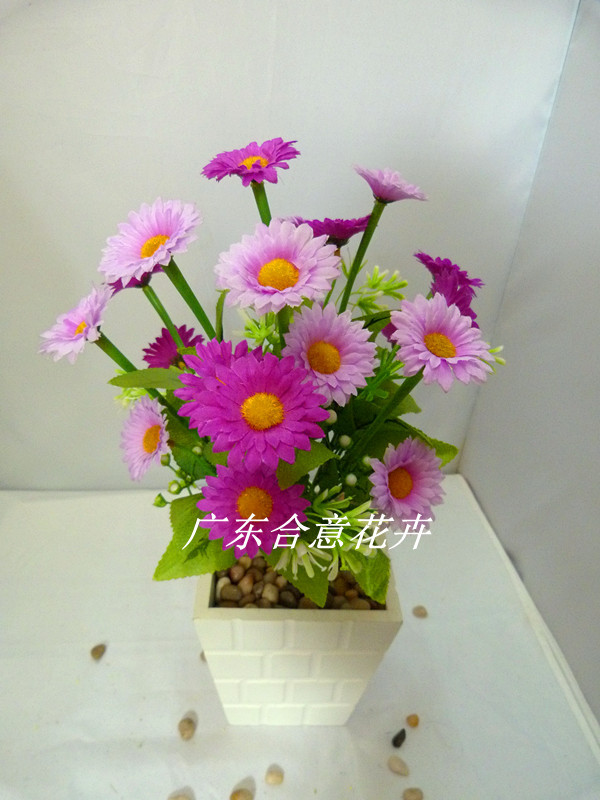 广东合意仿真花卉 厂家直销 人造仿真 11叉22头