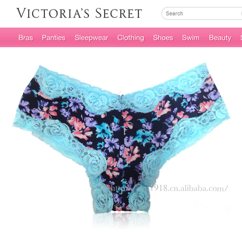 3新款 外贸维多victorias secret <em>冰丝面料内裤</em>女