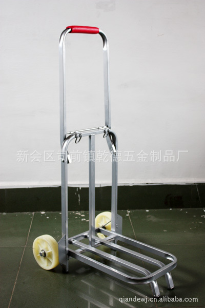 乾德厂大号铁艺方管车 手拉车 行李车 拉货车 载