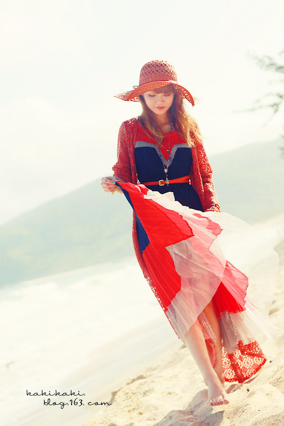 ki秀free people前短后长水溶花镂空针织<em>开衫</em> 超