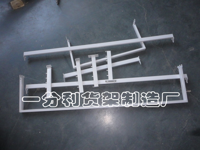 墙柱组合架 上墙立柱服装货架 上墙展示架