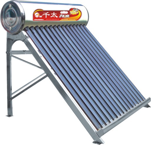 超节能的不锈钢太阳能热水器(焊接出水口) _ 超