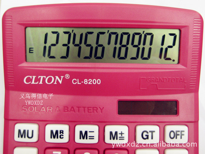 计算器-供应彩色CL-8200 计算器 12位数字显示