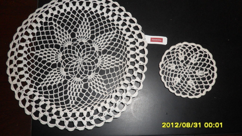 花边-供应手钩花。钩花垫子。手勾新款花片-花