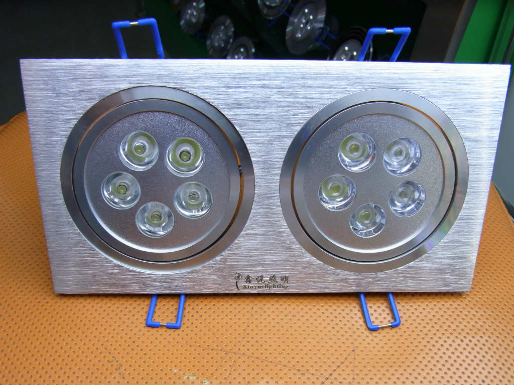 LED天花灯-LED供应 批发 5W双头方形天花灯