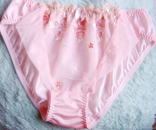 【外贸日单尾货前侧大菲菲边<em>粉红</em>蕾丝<em>内裤</em>】价